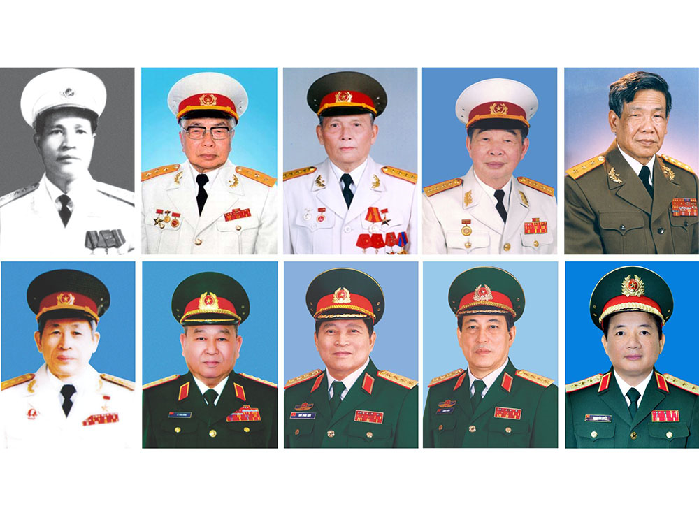 Chủ nhiệm Tổng cục Chính trị Quân đội nhân dân Việt Nam qua các thời kỳ